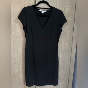 DVF classic black dress. Size 8.